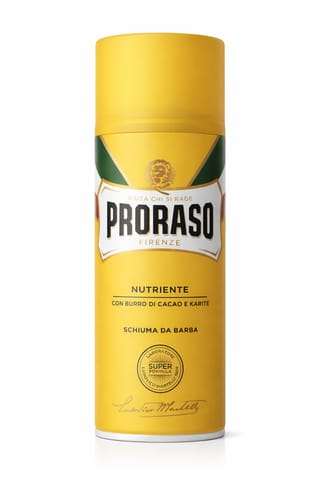 ⁨Proraso Nourishing Susing Pianka do Golenia z Masłem Kakaowym i Shea 400 ml⁩ w sklepie Wasserman.eu