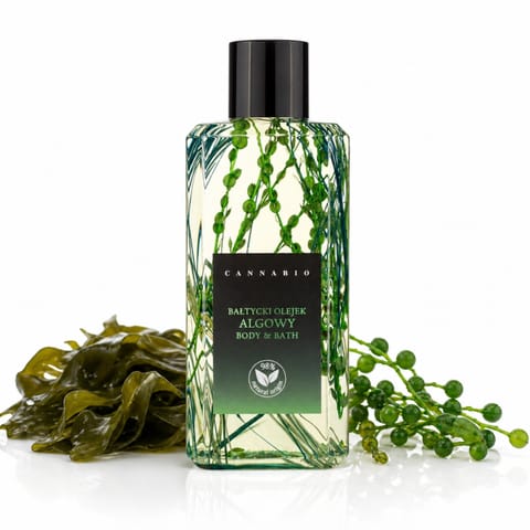 ⁨Cannabio Bałtycki Algowy Olejek do Ciała i Kąpieli 300 ml⁩ w sklepie Wasserman.eu