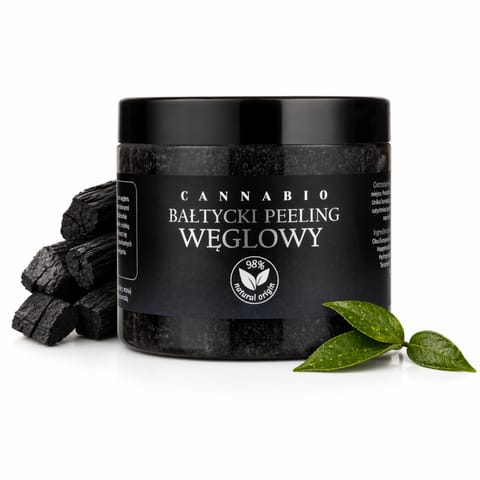 ⁨Cannabio Bałtycki Peeling Węglowy 250g⁩ w sklepie Wasserman.eu