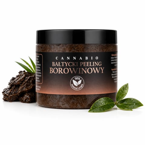 ⁨Cannabio Bałtycki Peeling Borowinowy 250g⁩ w sklepie Wasserman.eu