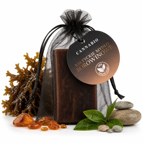 ⁨Cannabio Bałtyckie Mydło Borowinowe 85g⁩ w sklepie Wasserman.eu