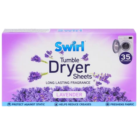⁨Swirl Lavender Chusteczki Zapachowe Do Suszarki 35 szt.⁩ w sklepie Wasserman.eu