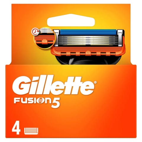 ⁨Gillette Fusion 5 Ostrza 4 szt.⁩ w sklepie Wasserman.eu