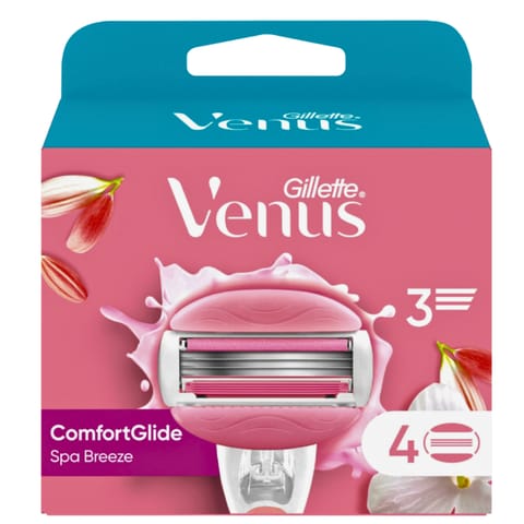 ⁨Gillette Venus Comfortglide Spa Breeze Ostrza do Maszynki 4 szt.⁩ w sklepie Wasserman.eu