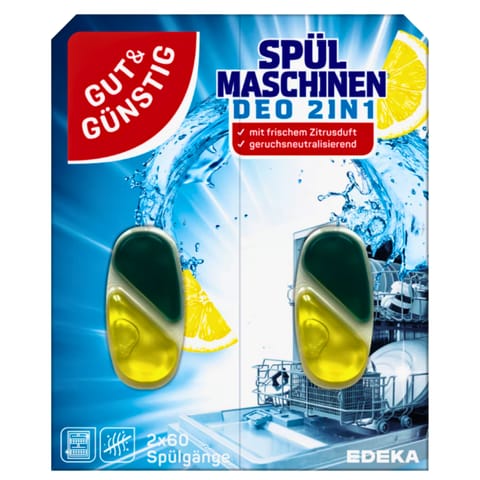 ⁨G&G Zapach do Zmywarki 2 in 1 2 szt.⁩ w sklepie Wasserman.eu