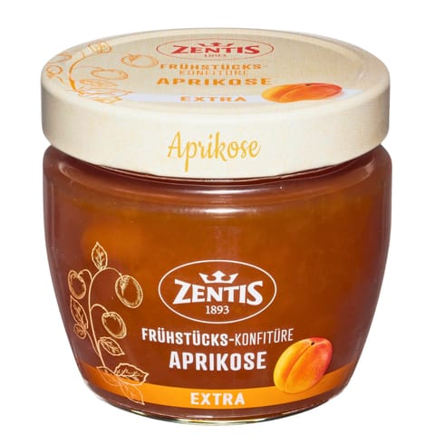 ⁨Zentis Aprikose Konfitura Śniadaniowa Morelowa 230 g⁩ w sklepie Wasserman.eu