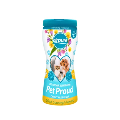 ⁨Airpure Wild Country Flowers Proszek do Odświeżania Dywanów Po Zwierzętach 500 g⁩ w sklepie Wasserman.eu