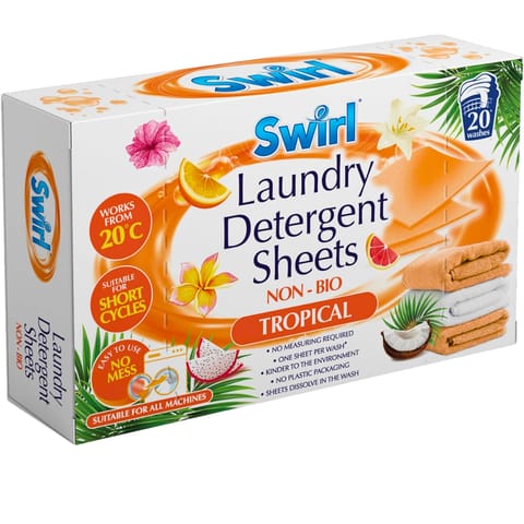 ⁨Swirl Tropical Listki do Prania 20 szt.⁩ w sklepie Wasserman.eu
