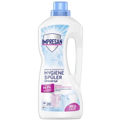 ⁨Impresan Rose & Lilie Uniwersalny Higieniczny Płyn do Płukania 1,5 l⁩ w sklepie Wasserman.eu