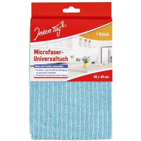 ⁨Jeden Tag Microfaser Uniwersalna Ściereczka z Mikrofibry⁩ w sklepie Wasserman.eu