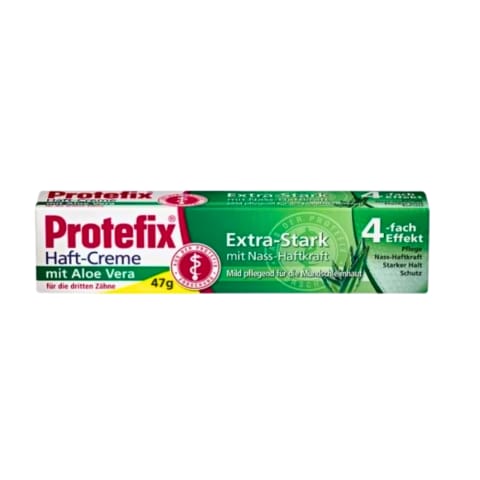 ⁨Protefix Haft-Creme mit  Aloe Vera Krem Mocujący z Aloesem 47 g⁩ w sklepie Wasserman.eu