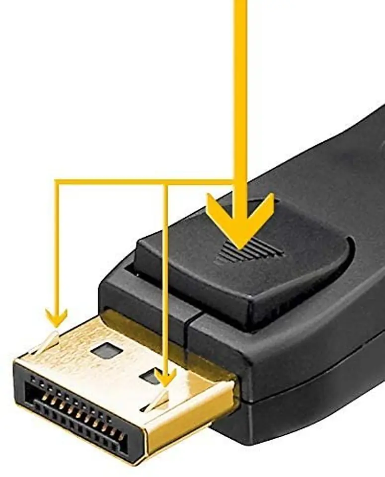 ⁨Goobay Connector Cable 1.2 Displayport, 3 meters⁩ at Wasserman.eu