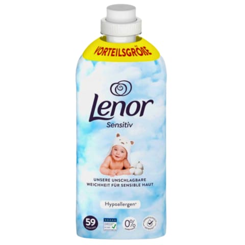 ⁨Lenor Sensitiv Płyn do Płukania Hypoalergiczny 59 prań DE⁩ w sklepie Wasserman.eu