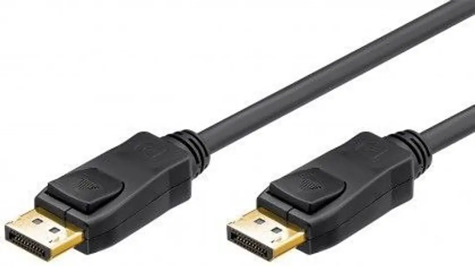 ⁨Goobay | DisplayPort cable | Male | 20 pin DisplayPort | Male | 20 pin DisplayPort | 3 m | Black⁩ w sklepie Wasserman.eu