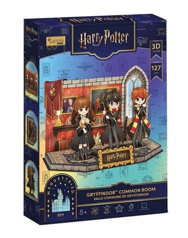 ⁨Puzzle 3D Harry Potter pokój wspólny Gryffindoru⁩ w sklepie Wasserman.eu