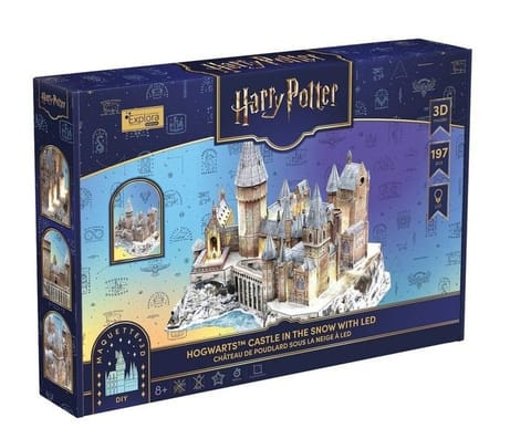 ⁨Puzzle 3D Harry Potter zamek Hogwart LED⁩ w sklepie Wasserman.eu
