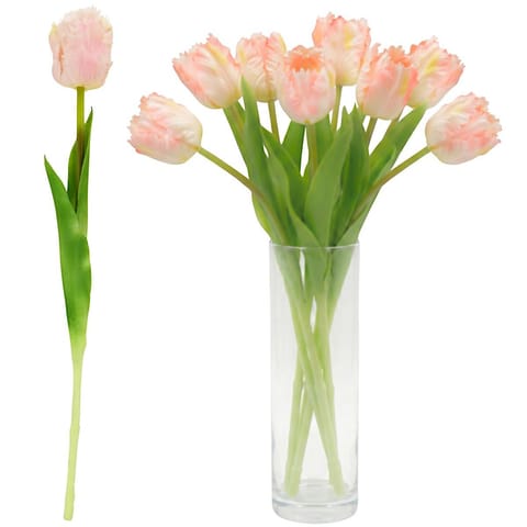 ⁨TULIPAN RÓŻOWY 38CM JAK ŻYWY DEKORACJA WIOSENNA⁩ w sklepie Wasserman.eu