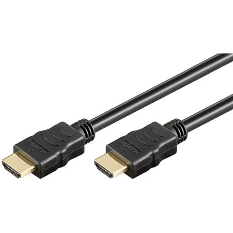 ⁨Kabel Goobay High Speed HDMI z Ethernetem 61163 Czarny, HDMI do HDMI, 10 m⁩ w sklepie Wasserman.eu