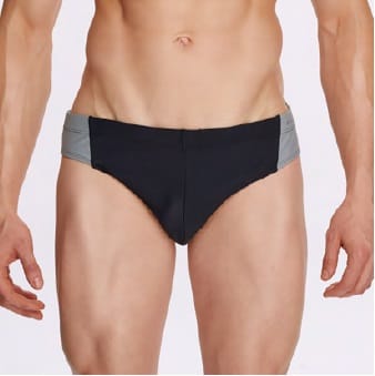 ⁨SWIMSUIT ATLANTIC KMT-312 (Colour black/grey, Size M (38))⁩ at Wasserman.eu