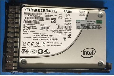 ⁨Hewlett Packard Enterprise SSD 3.84TB 6G SFF SATA RI SC⁩ w sklepie Wasserman.eu