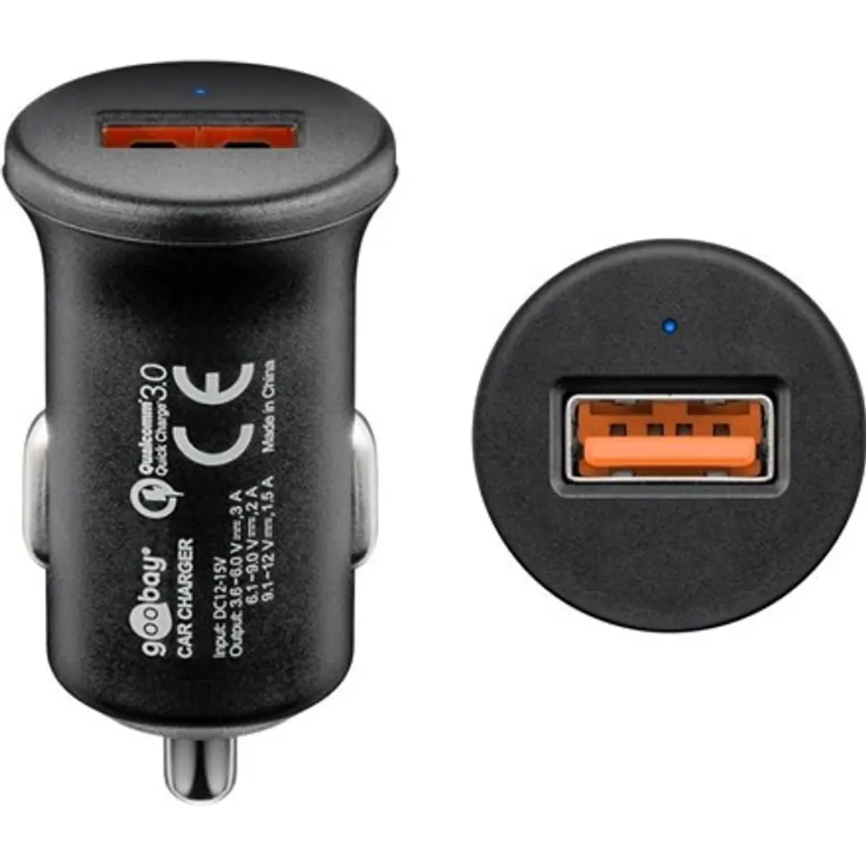 ⁨Goobay 45162 Quick Charge QC3.0 USB car fast charger⁩ w sklepie Wasserman.eu