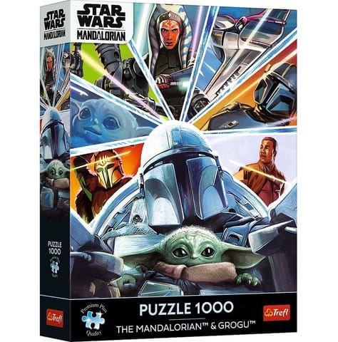 ⁨Puzzle 1000 The Mandalorian: Razem na szlaku TREFL⁩ w sklepie Wasserman.eu