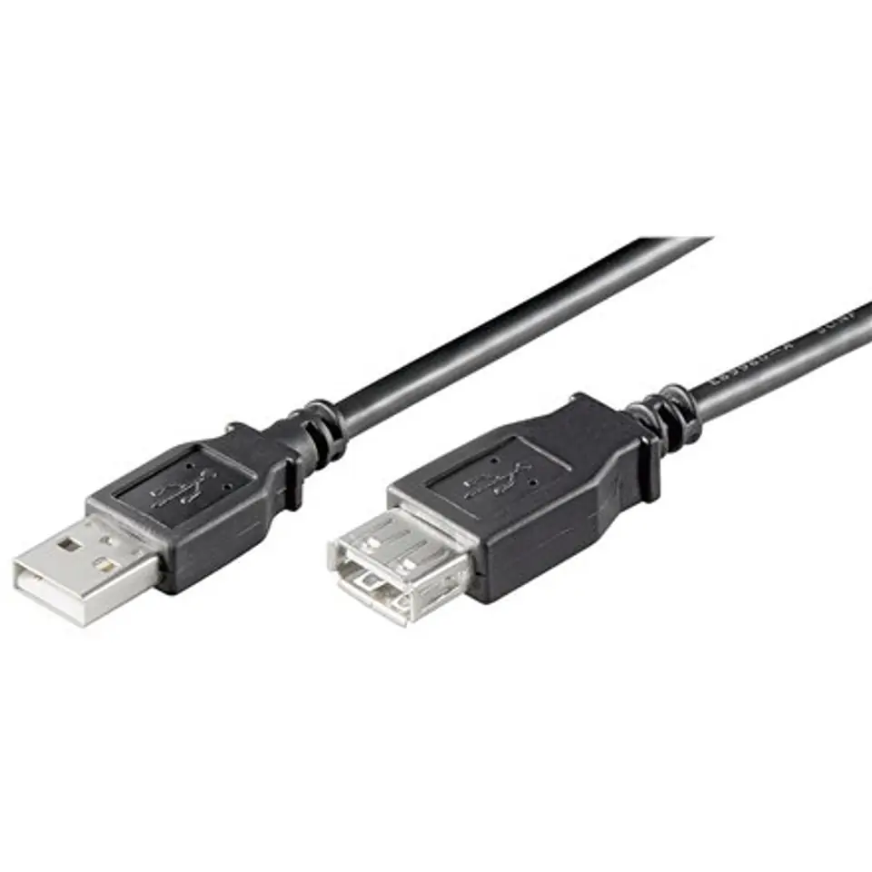 ⁨Goobay | USB extension cable | Female | 4 pin USB Type A | Male | Black | 4 pin USB Type A | 3 m⁩ w sklepie Wasserman.eu
