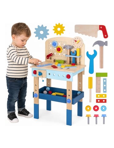 ⁨TOOKY TOY Drewniany Stół Do Majsterkowania Warsztat⁩ w sklepie Wasserman.eu