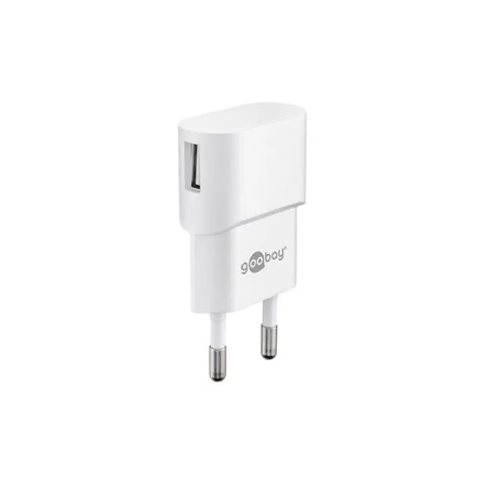 ⁨Goobay USB charger Mains socket 44948 Power Adapter, USB 2.0 port A⁩ w sklepie Wasserman.eu