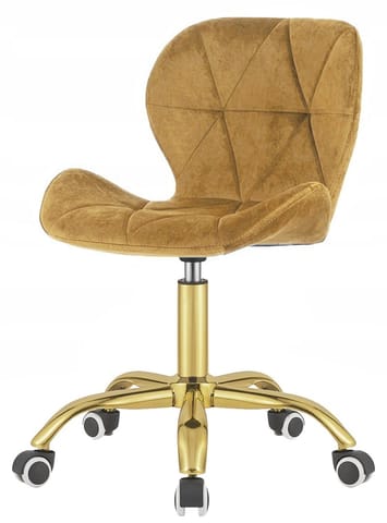 ⁨Krzesło obrotowe VASTO OFFICE VELVET SAND GOLD⁩ w sklepie Wasserman.eu