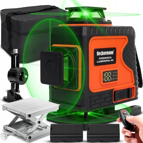 ⁨Poziomica laserowa Heckermann DS029⁩ w sklepie Wasserman.eu