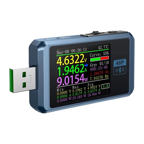 ⁨Tester portu USB z Bluetooth FNIRSI FNB48P BT⁩ w sklepie Wasserman.eu