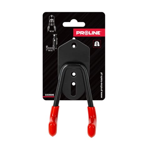 ⁨DOUBLE WALL HOOK,U,64x60x110MM,SIZE.S,PROLINE⁩ at Wasserman.eu