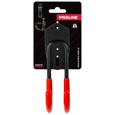 ⁨DOUBLE WALL HOOK,J, 100x40X132MM,SIZE.M,PROLINE⁩ at Wasserman.eu