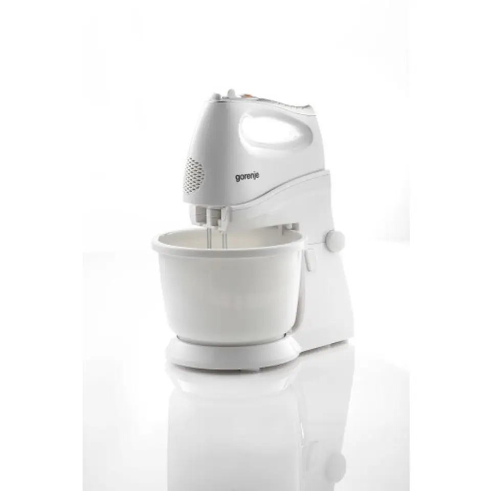 Gorenje Mixer with stand M450WS Hand Mixer, 450 W, Number of speeds 5, Turbo mode, White w sklepie Wasserman.eu