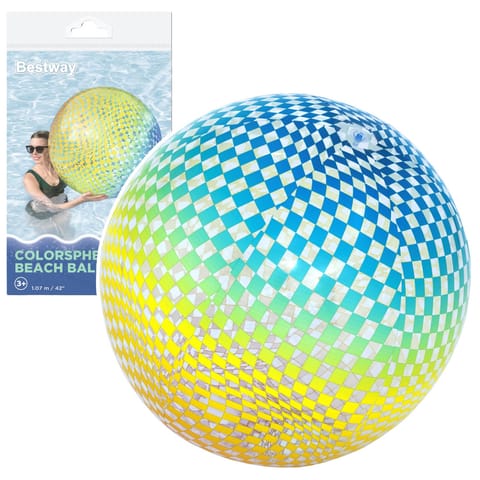 ⁨Duża Piłka Dmuchana Plażowa Colorsphere Bestway 107cm 31152⁩ w sklepie Wasserman.eu
