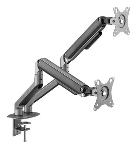 ⁨Desk mount 2 screens 17-32 inches 9kg grey⁩ at Wasserman.eu