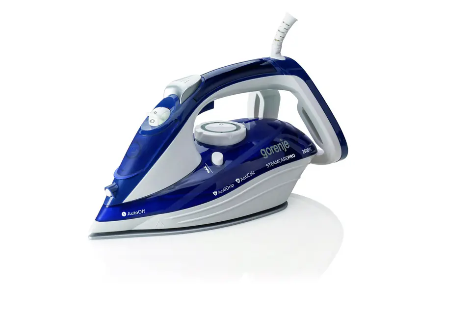 ⁨Gorenje | SIH2600BLC | Steam Iron | Steam Iron | 2600 W | Water tank capacity 350 ml | Continuous steam 30 g/min | Steam boost p⁩ w sklepie Wasserman.eu