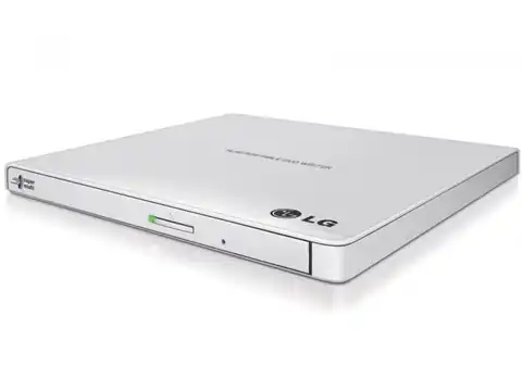 ⁨H.L Data Storage Ultra Slim Portable DVD-Writer GP57EW40 Interface USB 2.0, DVD±R/RW, CD read speed 24 x, CD write speed 24 x, W⁩ w sklepie Wasserman.eu
