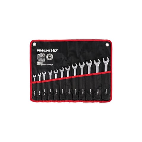 ⁨RATCHET COMBIN. SPANNER,REVERS.SWITCH12PSC(8-19MM)PROLINE HD⁩ at Wasserman.eu