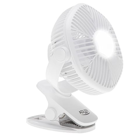 ⁨Wentylator akumulatorowy 5”/12,7cm z klipsem - USB / LED⁩ w sklepie Wasserman.eu