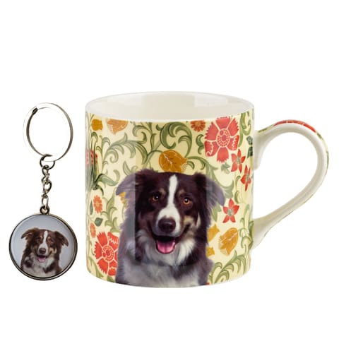 ⁨NOYA Kubek z breloczkiem 380ml 9x13x9cm Border Collie⁩ w sklepie Wasserman.eu