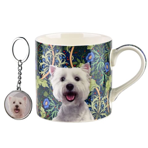 ⁨NOYA Kubek z breloczkiem 380ml 9x13x9cmWest Terrier⁩ w sklepie Wasserman.eu