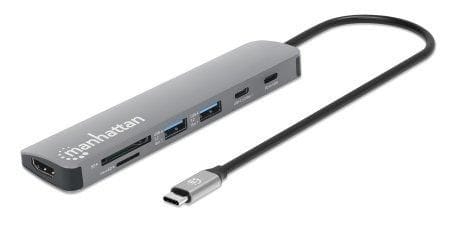⁨Manhattan Usb-C Dock/Hub With Card⁩ w sklepie Wasserman.eu