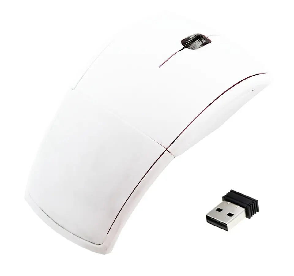 AK226E Bezprzewodowa mysz składana white w sklepie Wasserman.eu