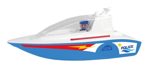 ⁨Boazz police boat⁩ at Wasserman.eu