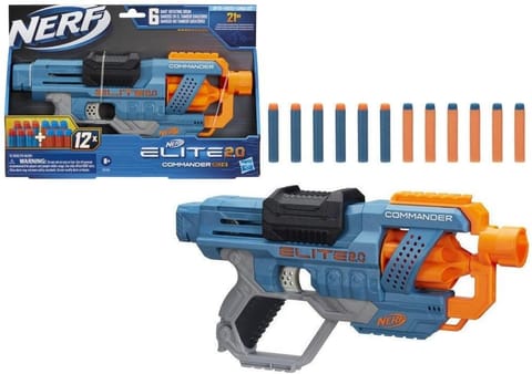 ⁨Nerf Elite 2.0 Commander RD-6⁩ w sklepie Wasserman.eu
