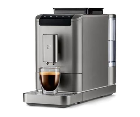 ⁨Espresso machine Esperto2 Caffe titan/silver⁩ at Wasserman.eu