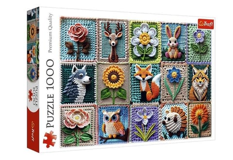 ⁨Puzzle 1000 Szydełkowanie - moja pasja TREFL⁩ w sklepie Wasserman.eu