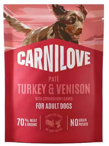 ⁨Carnilove Dog Turkey & Venison - indyk i dziczyzna saszetka 300g⁩ w sklepie Wasserman.eu